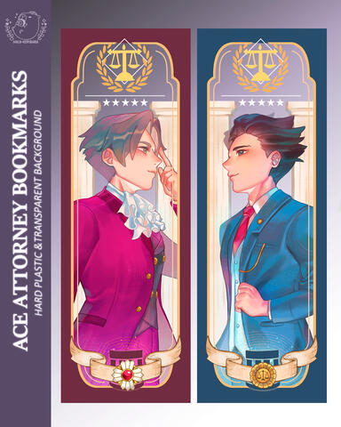 Ace Attorney Bookmarks